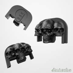 Glock Back Slide Cap | Tre Teschi - Piastra Decorativa