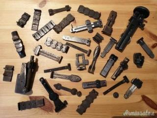 Diottre tacche di mira rear sights alzi a foglia