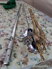 Sciabola da ufficiale completa di fodero metallico