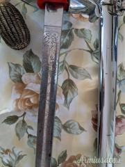 Sciabola da ufficiale completa di fodero metallico