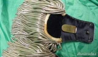 Spalline per ufficiale del Regio Esercito. Arma a piedi. Mod.1850 con scatola.