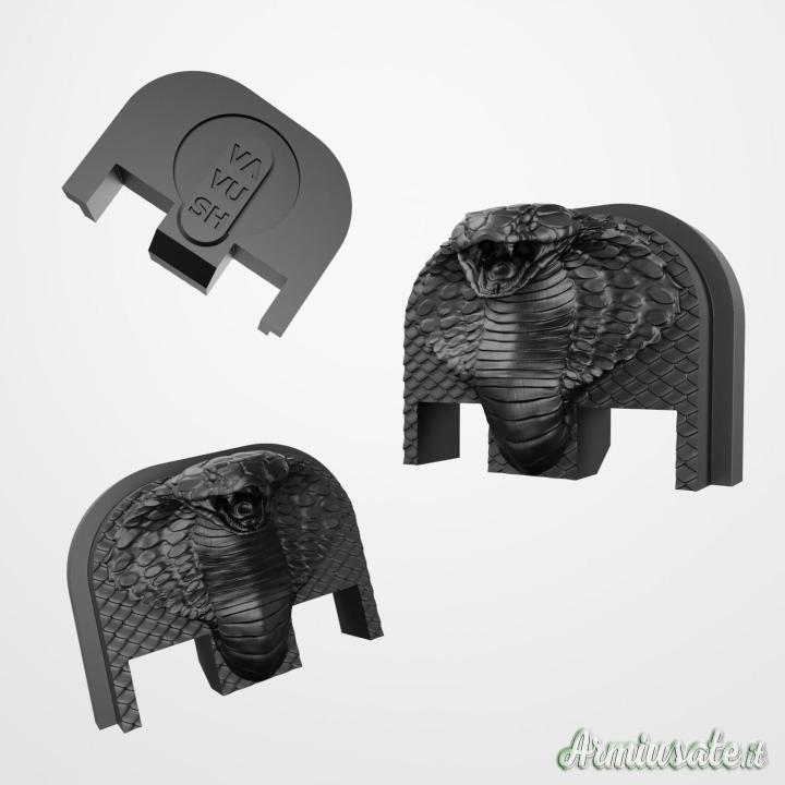 Glock Back Plate | Python - Piastra Decorativa