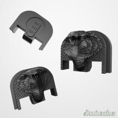 Glock Back Plate | Python - Piastra Decorativa