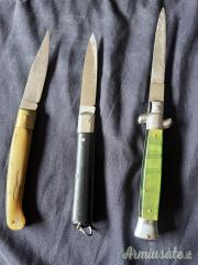 Lotto 3 Coltelli Vintage da Collezione - Regionali e Stiletto Maniago (Beltrame)