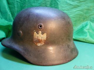 Elmetto tedesco M.35 con decal