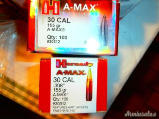 Cedo palle A-max della Hornady da caccia : 155-168