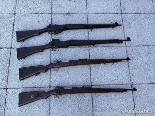 Lotto fucili ex ordinanza enfield e mauser