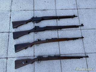 Lotto fucili ex ordinanza enfield e mauser