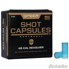 SPEER Palle Shot Capsule Contenitore per Pallini Cal 45 Colt #8785 (25pz)