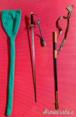 Sciabola / Spadino da parata e cerimonia - Completa di accessori