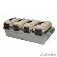 MTM AC4C Cassetta con 4-Can Ammo Crate 30 Cal. Dark Earth