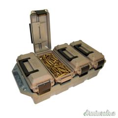 MTM AC4C Cassetta con 4-Can Ammo Crate 30 Cal. Dark Earth