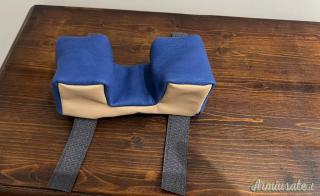 Anschutz 1761 1416 64 54  .22 Long Rifle Cuscino Rest Vera Pelle