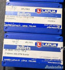 Palle LAPUA 30 cal.