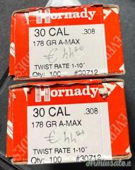 Palle HORNADY A-MAX 30 cal 178 grs
