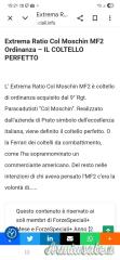 Coltello Extrema Ratio Mf2 ordinanza