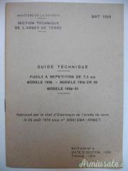 Accessori carabina MAS francese