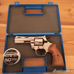 Revolver a salve MAGNUM Bruni cromata cal.380