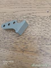 Poggiadito 3 fori lato sinistro per tiratore destrorso della Toni System, usato su Glock 19