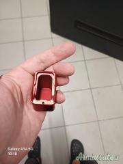 Pad maggiorato rosso per caricatore di Glock 19, marca Toni System.