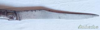 Coltello antico a serramanico francese o spagnolo 1800