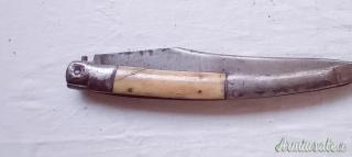 Coltello antico a serramanico francese o spagnolo 1800