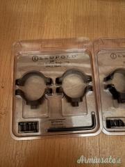 Piastrine più anelli leupold 1pollice-30mm