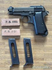 Beretta 7,65 modello 1935 7.65x22mm Parabellum  |  7.65x22mm Luger  | .30 Luger