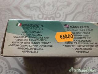 KONUSLIGH- TORCIA CREE XPG-2 POTENZA 360 LUMENS