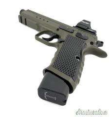 Patriot Defense Palm Swell High full size in ottone per Tanfoglio Stock 3 Small Frame e similari
