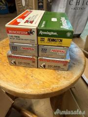 Cartucce calibro 222 winchester