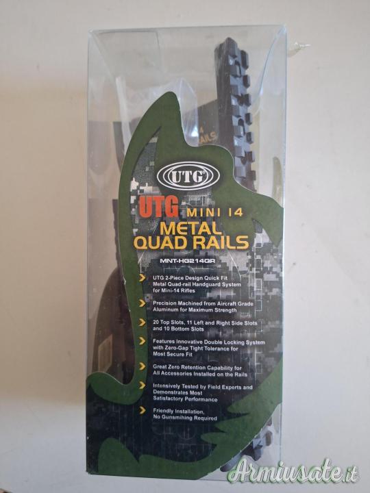 Ruger Mini 14 guardamano in alluminio con rail