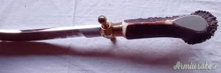 Coltello da caccia Indiana inox da esposizione manico in cervo