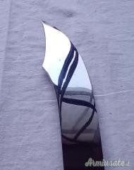 Coltello da caccia Indiana inox da esposizione manico in cervo