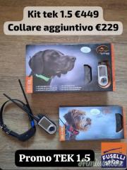 Kit GPS Tek 1.5 portatile e collare, nuovo e originale.