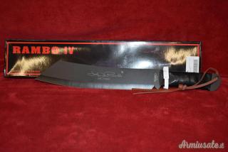 Coltello Rambo IV con fodero in pelle.