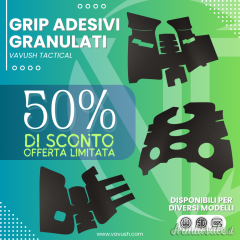 Impugnature Adesive Granulate Glock - Sig - Beretta
