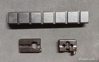 BASE WEAVER CON ATTACCHI A PIVOT PER BROWNING BAR, NUOVA. SOLO TEL.