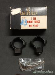 ANELLI LEUPOLD STD ART. 26161 DIAMETRO 26, NUOVI IN SCATOLA. SOLO TEL.