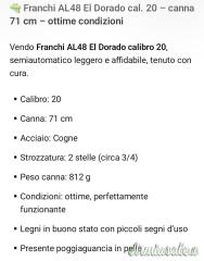 Franchi Al48  Eldorado special 20