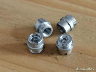 1911 e cloni : viti e bussole x guancette - inox nuove