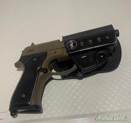 Saigo Defence Pistola Airsoft-Elettrica M9 AEP Tan CM126 + Fondina Rigida Softair