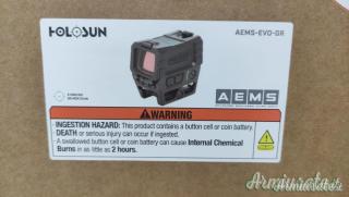Holosun AEMS-EVO-GR e AEMS-EVO-RD