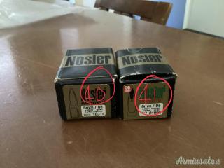 VENDO palle cal.6 mm/ .243 varie