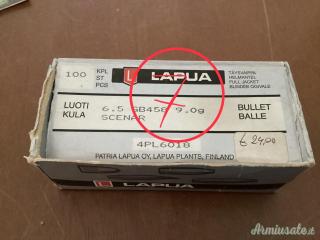 VENDO palle calibro 6,5 mm / 264 dia