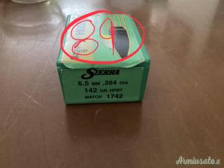VENDO palle calibro 6,5 mm / 264 dia