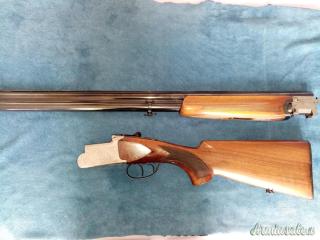 Sovrapposto Marca M.A.B., Cal. 12, Canne da Cm. 70 - 3/1, Estrattori Automatici.