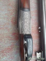 Cal. 16, Doppietta Fratelli Gamba, Modello Saint Vincent Holland Holland, Con due paia di canne.