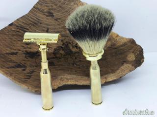 set da barba  con  bossoli 338 lapua