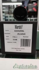 March-F 3X-24x52 reticolo FML-1 ILLUMINATO